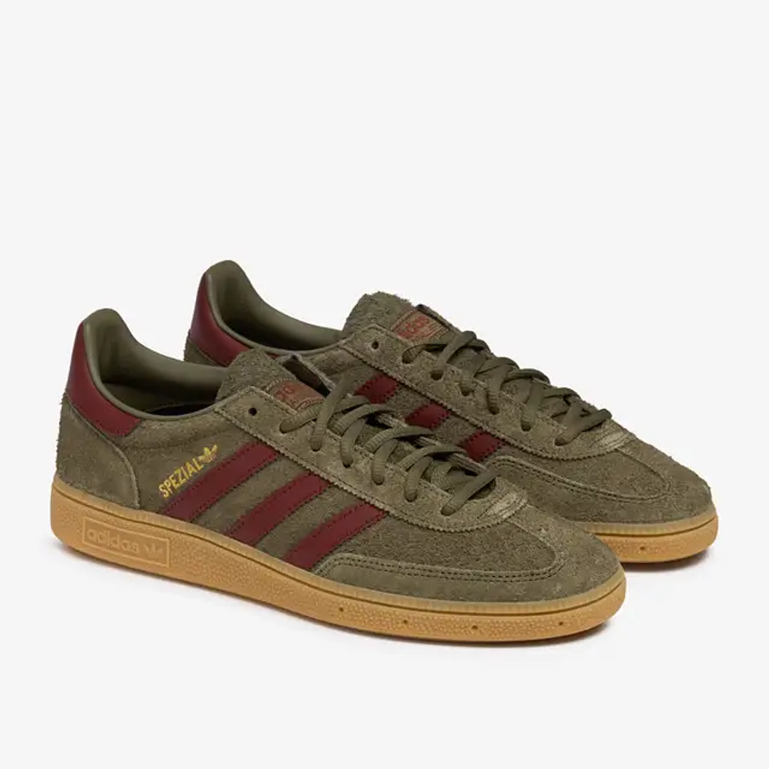 adidas Handball Spezial Focus Olive Fox Brown Gum 2