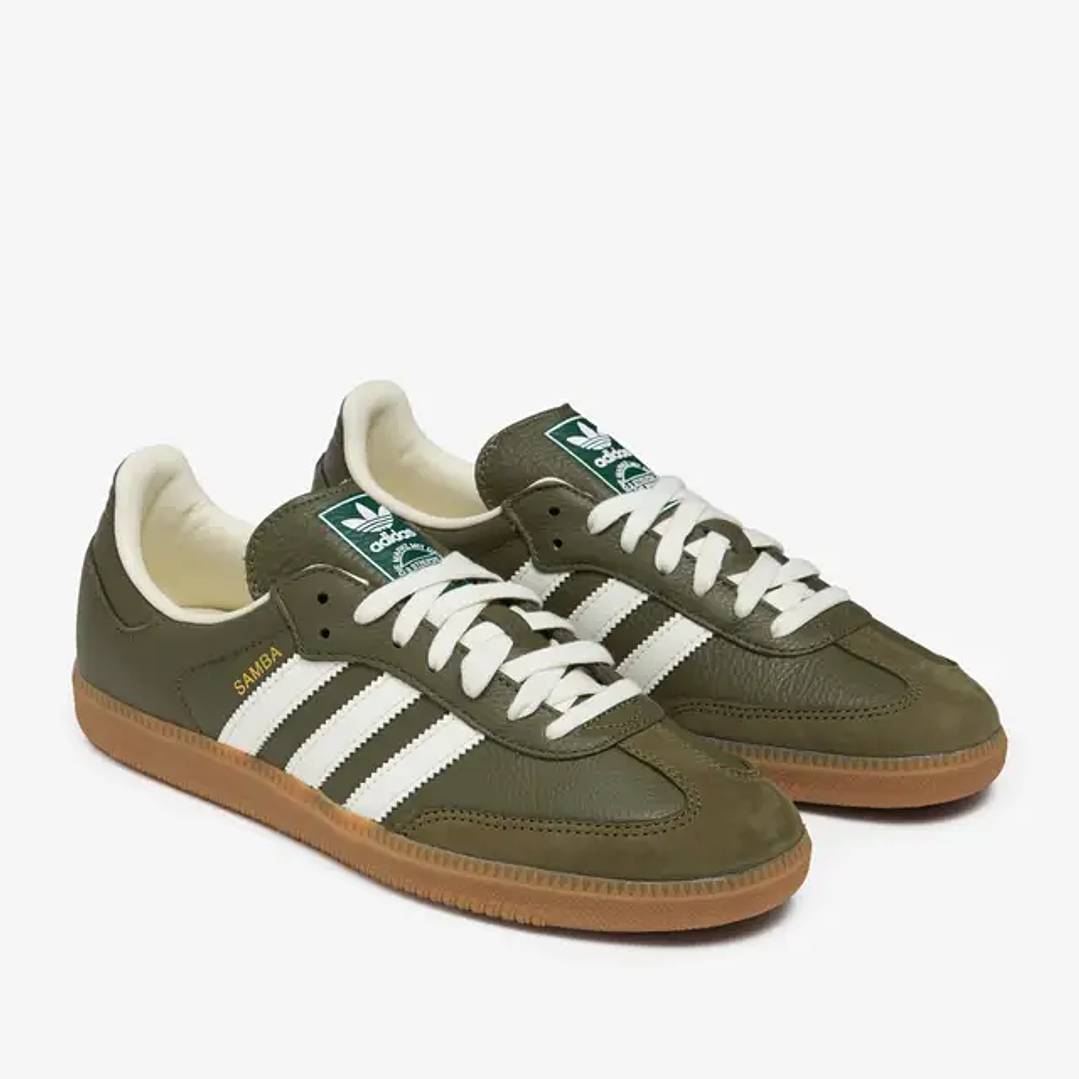 adidas Samba OG Medium Raw Khaki Gum 2