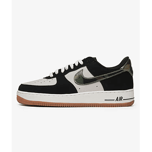 Nike Air Force 1 Low '07 LV8 Black Patent Camo Swoosh