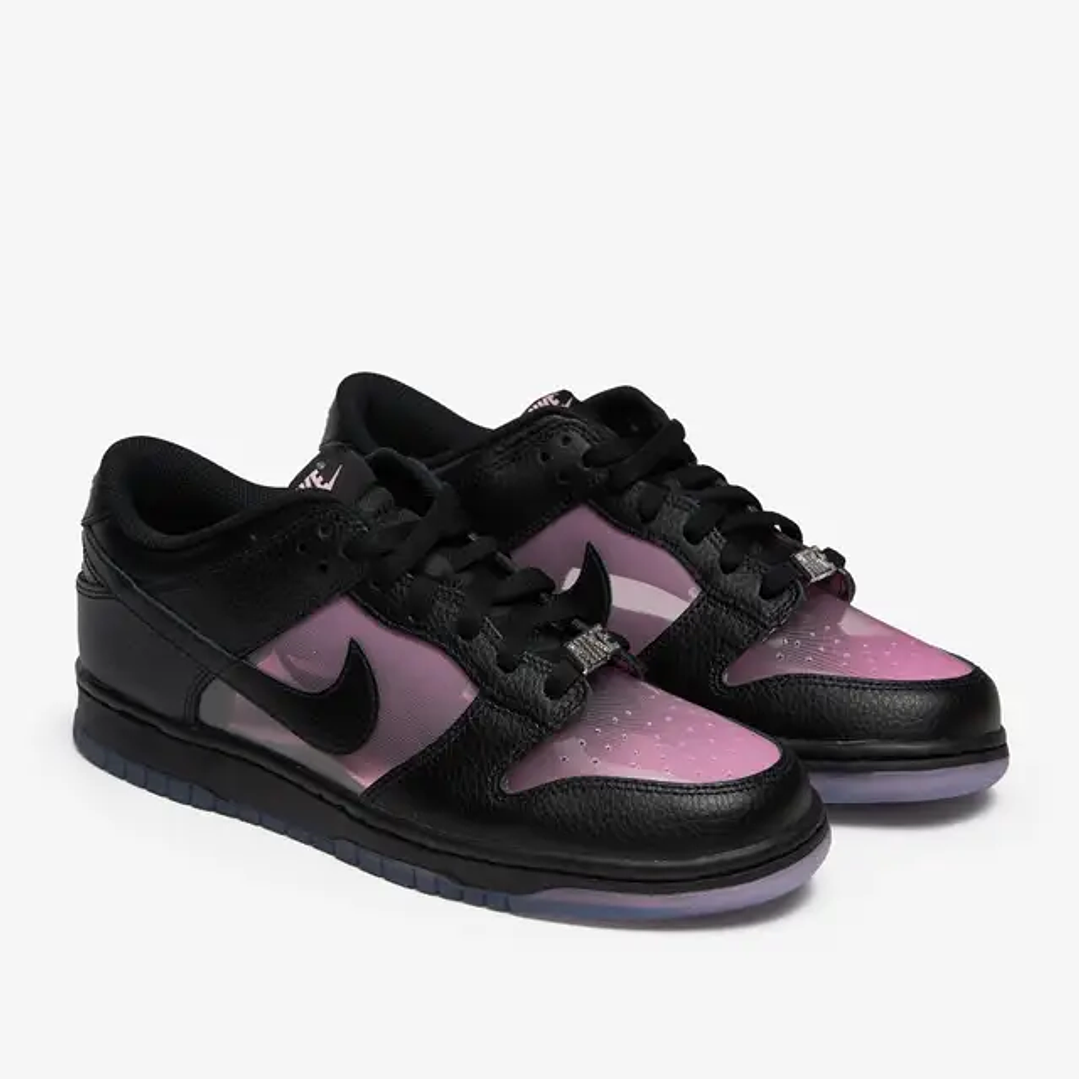 Nike Dunk Low Retro Transparent Black Pink Rise 3
