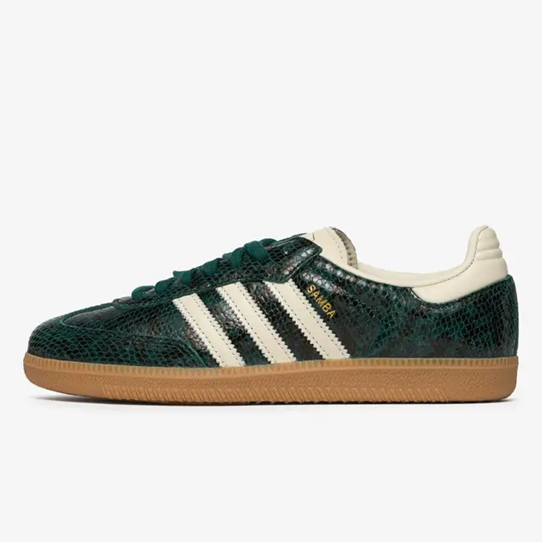 adidas Samba OG Snakeskin Collegiate Green (Women's) 1
