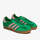 adidas Gazelle Indoor Green Glow Pink (Women's) - Thumbnail 2