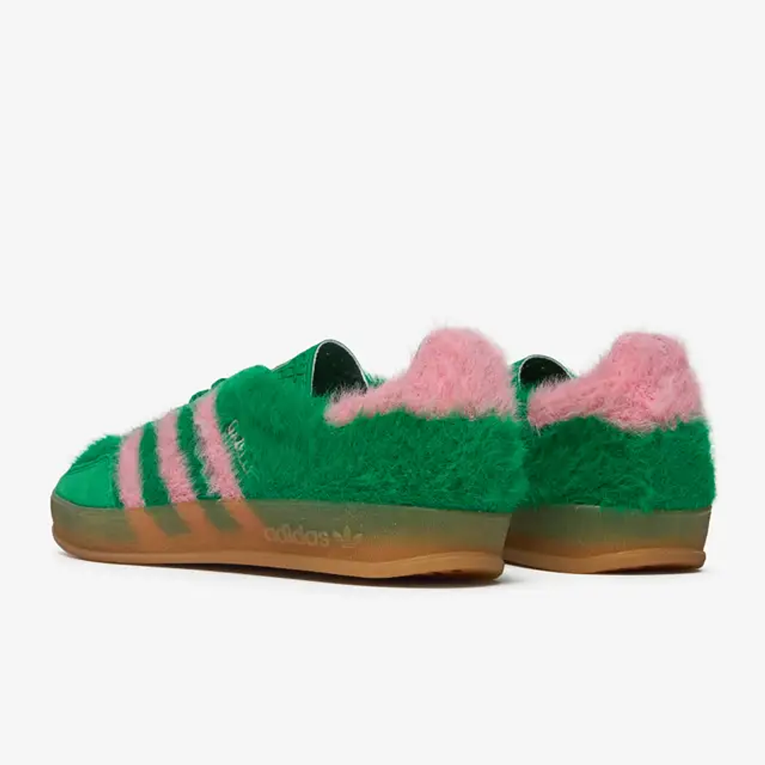 adidas Gazelle Indoor Green Glow Pink (Women's) 3