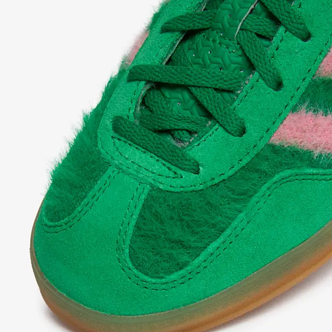 adidas Gazelle Indoor Green Glow Pink (Women's) 4