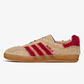 adidas Gazelle Indoor Magic Beige Victory Red (Women's) - Thumbnail 1