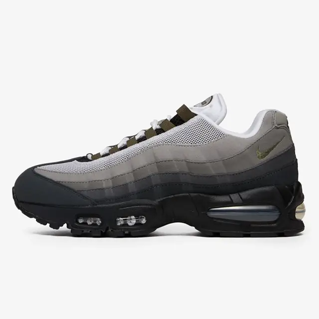 Nike Air Max 95 OG Big Bubble Black Medium Olive (Women's) 1