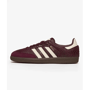 adidas Samba OG Snakeskin Maroon Cream White (Women's)