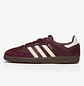 adidas Samba OG Snakeskin Maroon Cream White (Women's) - Thumbnail 1