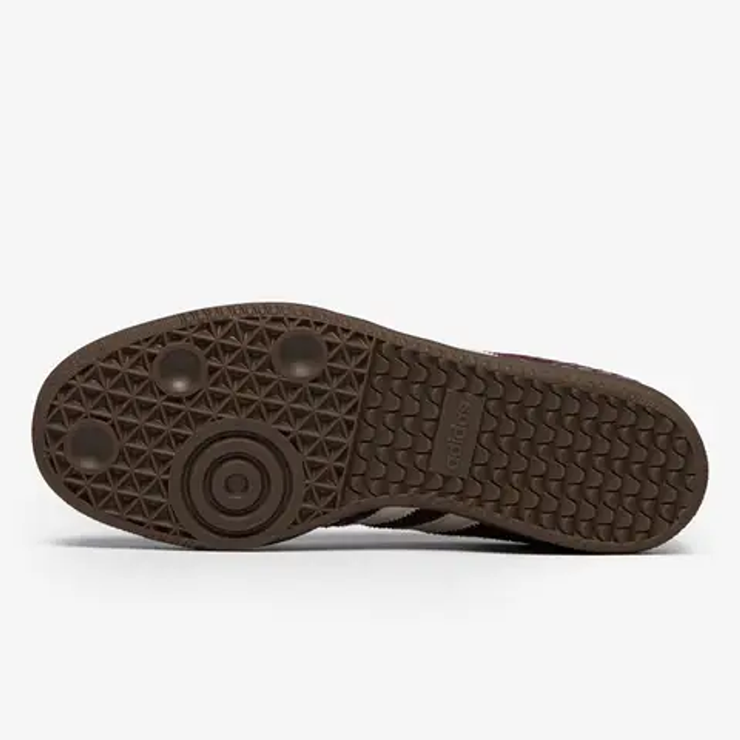 adidas Samba OG Snakeskin Maroon Cream White (Women's) 5