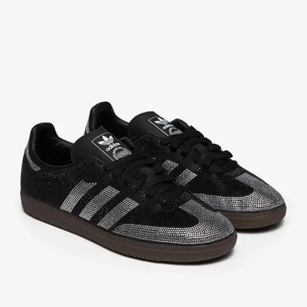 adidas Samba OG Rhinestone Black Silver (Women's) 2