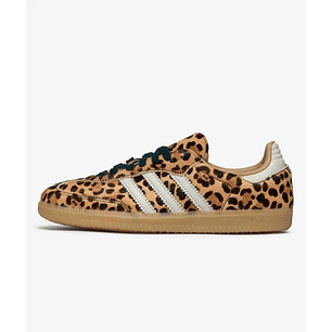 adidas Samba OG Leopard Magic Beige (Women's)