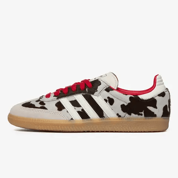 adidas Samba OG Cow Print Aurora Coffee (Women's) 1