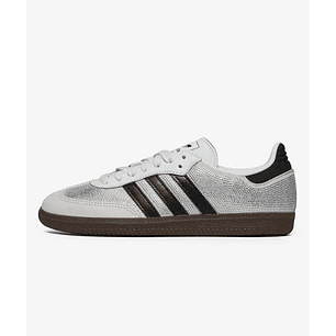 adidas Samba OG Rhinestone Crystal White Silver (Women's)