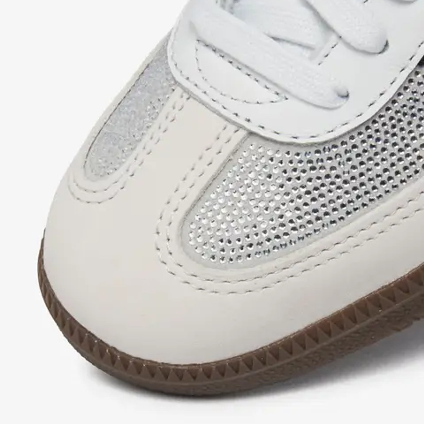 adidas Samba OG Rhinestone Crystal White Silver (Women's) 4