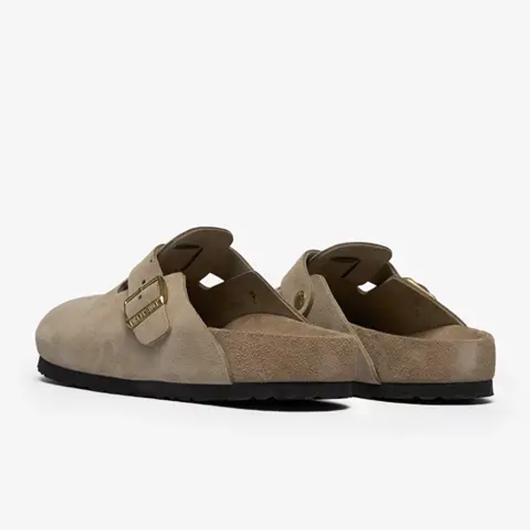 Birkenstock Boston Mixed Leather Faded Khaki 2