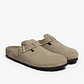 Birkenstock Boston Mixed Leather Faded Khaki - Thumbnail 4