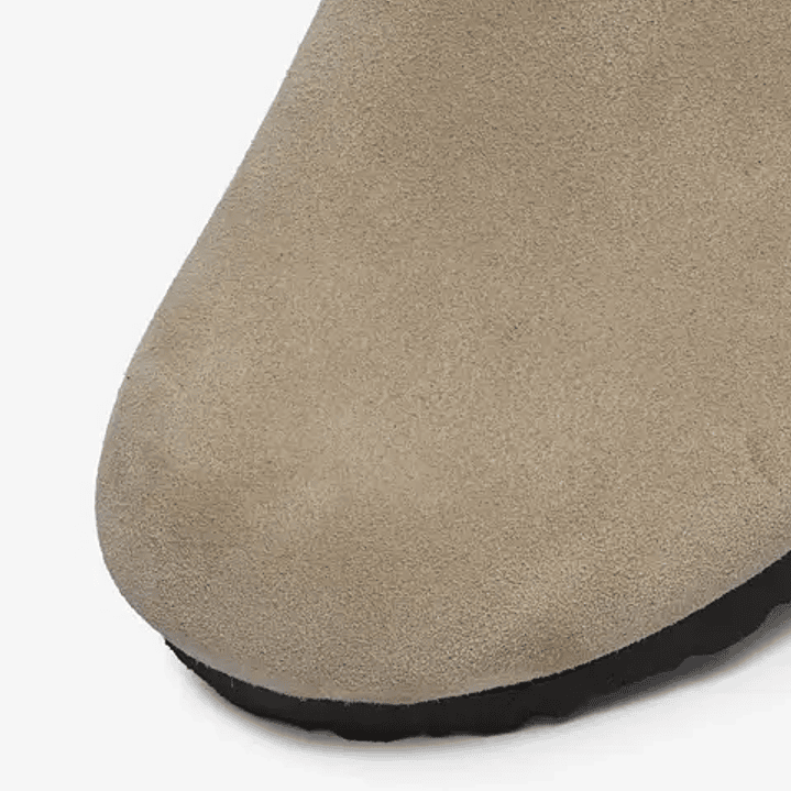 Birkenstock Boston Mixed Leather Faded Khaki 5