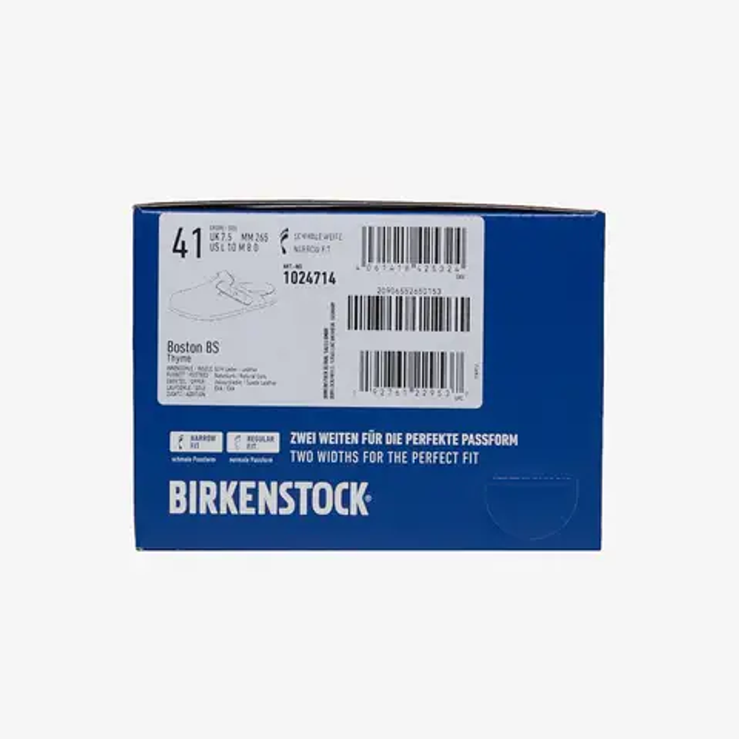 Birkenstock Boston Suede Thyme 6