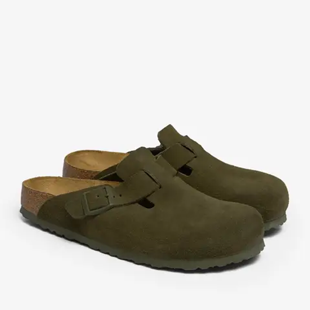 Birkenstock Boston Suede Thyme 5
