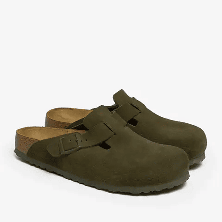 Birkenstock Boston Suede Thyme 5