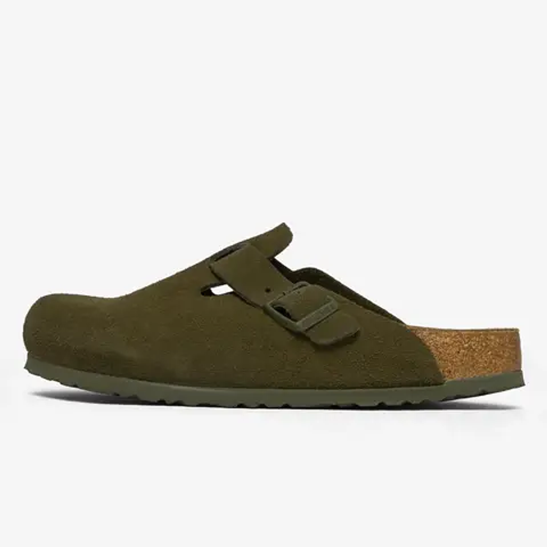 Birkenstock Boston Suede Thyme 1