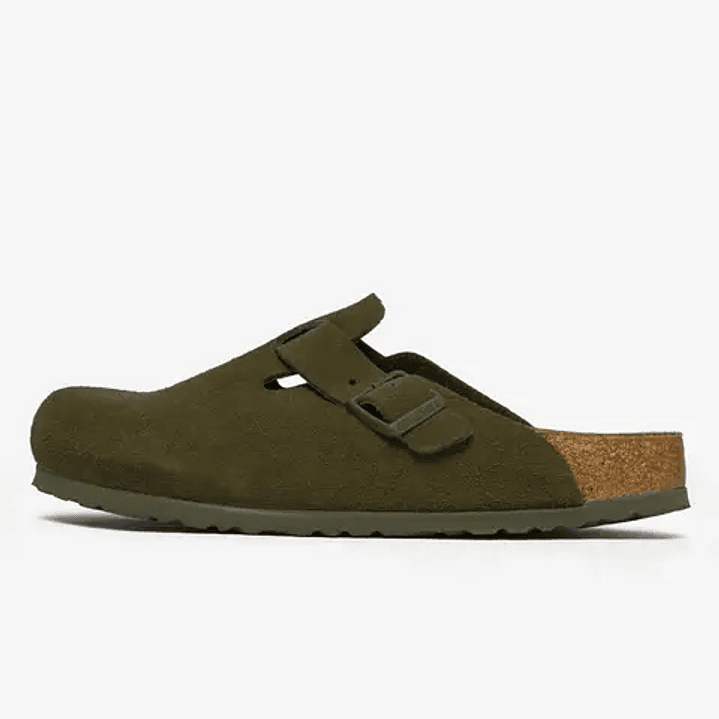 Birkenstock Boston Suede Thyme 1