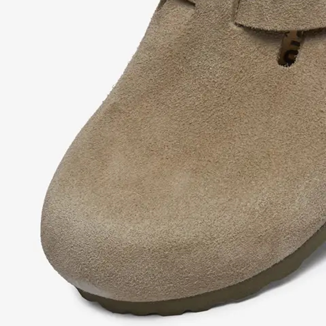 Birkenstock Boston Suede Faded Khaki 5