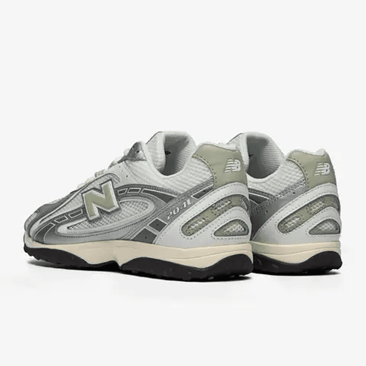 New Balance 204L Silver Metallic Sage Green 4