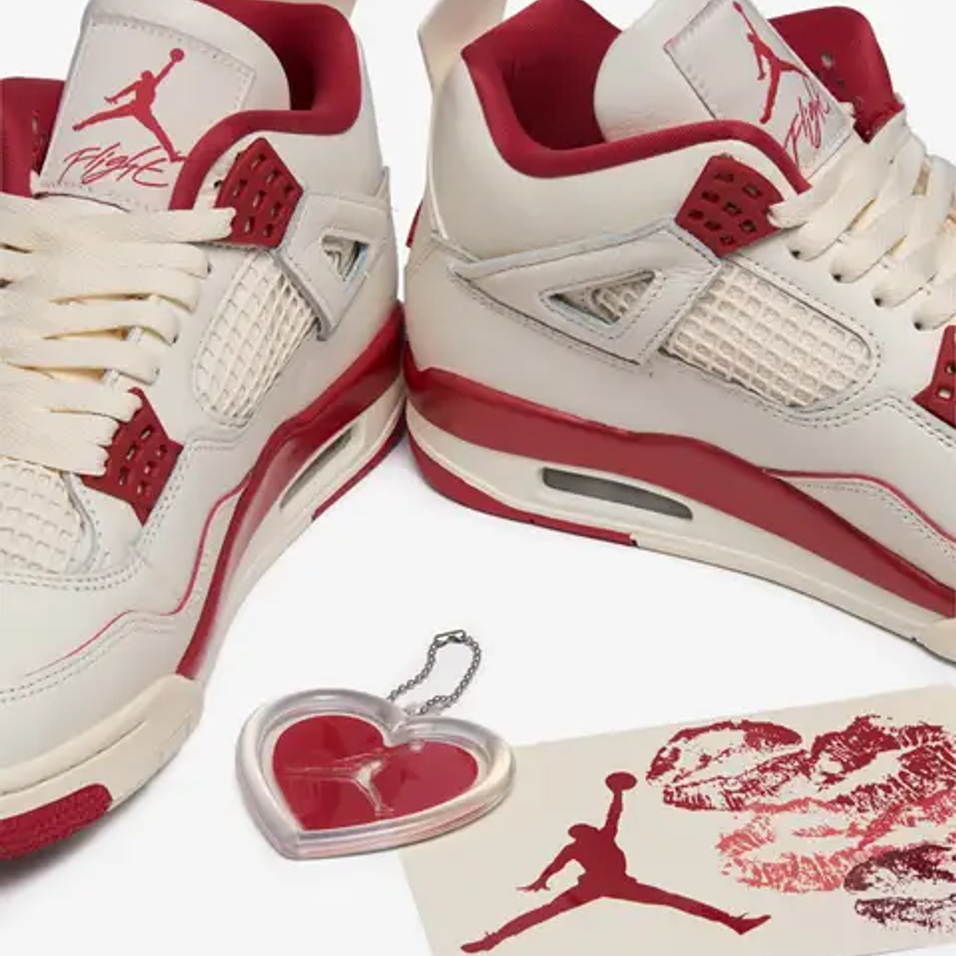 Jordan 4 Retro Valentine's Day Sierra Red (Women's) 5