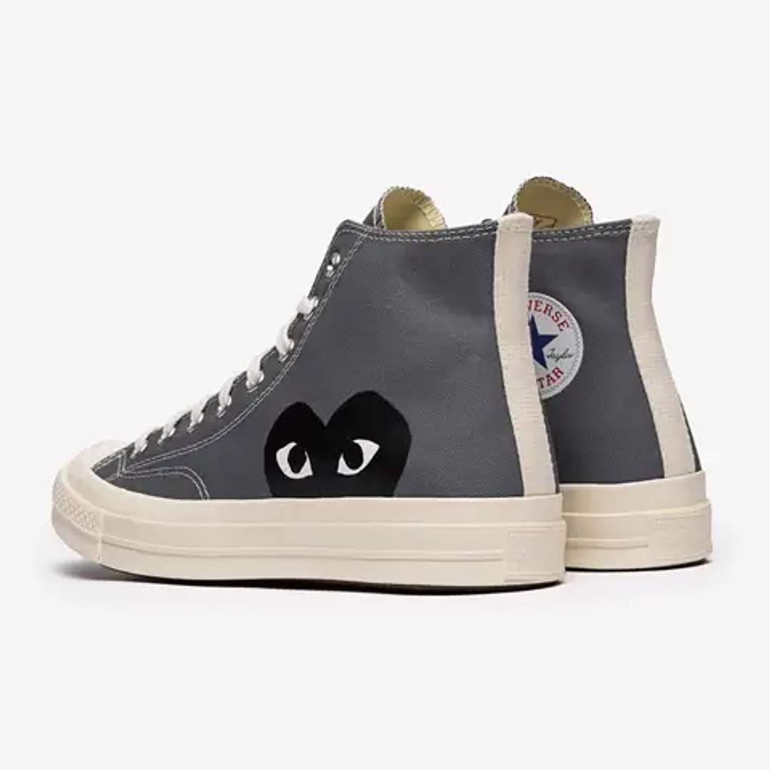Converse Chuck Taylor All Star 70 Hi Comme des Garcons PLAY Grey 2