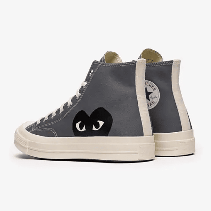 Converse Chuck Taylor All Star 70 Hi Comme des Garcons PLAY Grey 2