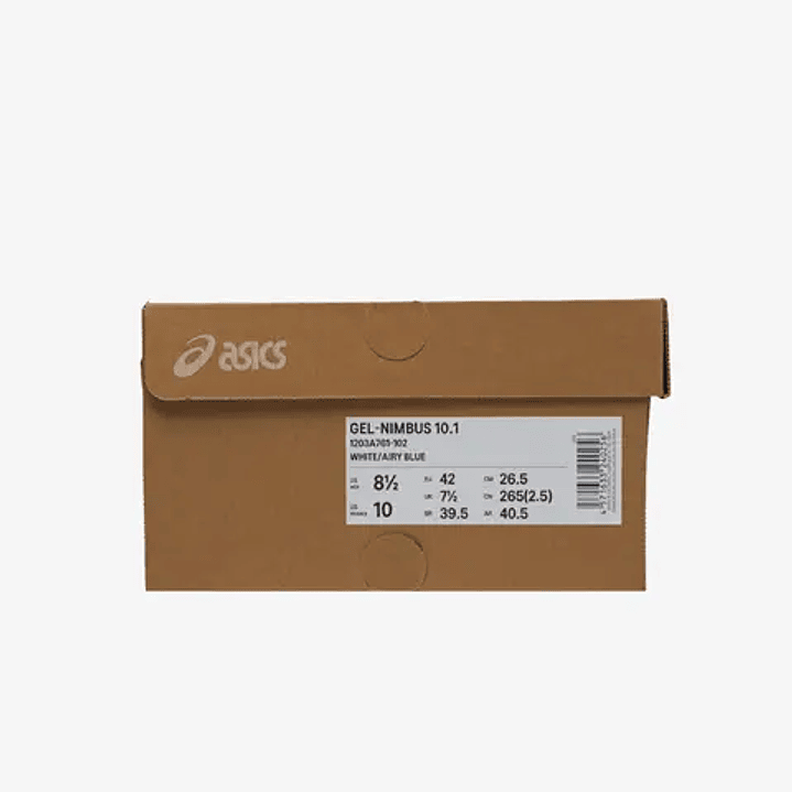 ASICS Gel-Nimbus 10.1 White Pure Silver 6