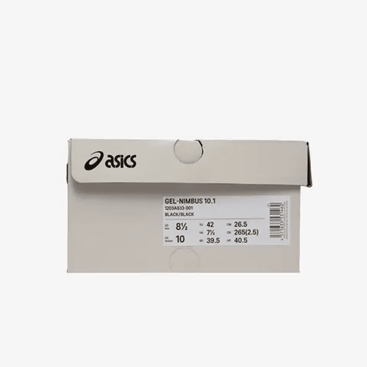 ASICS Gel-Nimbus 10.1 Kimhēkim Black 6