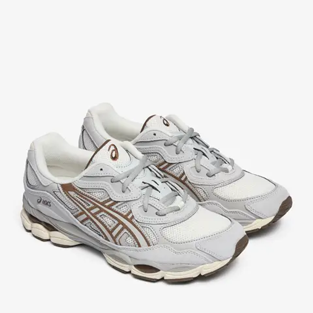 ASICS Gel-NYC Cream Cement Grey Brown 4