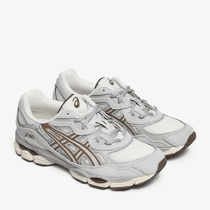 ASICS Gel-NYC Cream Cement Grey Brown 4