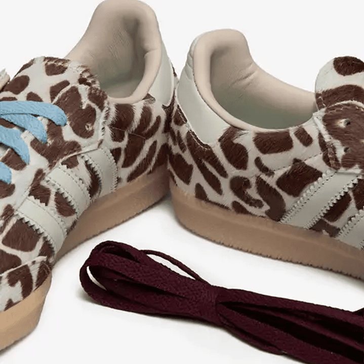 adidas Samba OG Giraffe Print Crystal Linen (Women's) 3