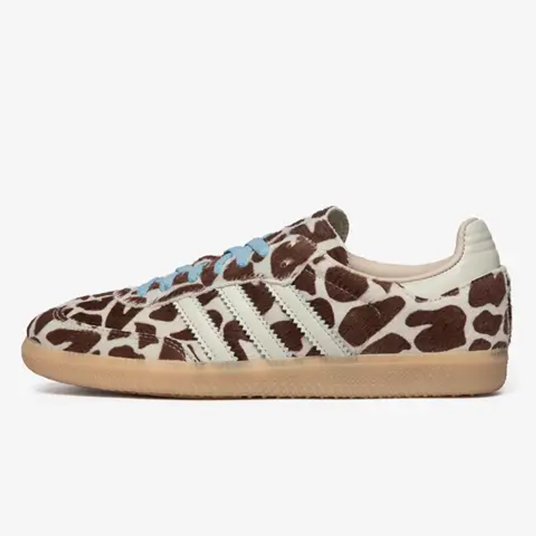 adidas Samba OG Giraffe Print Crystal Linen (Women's) 1