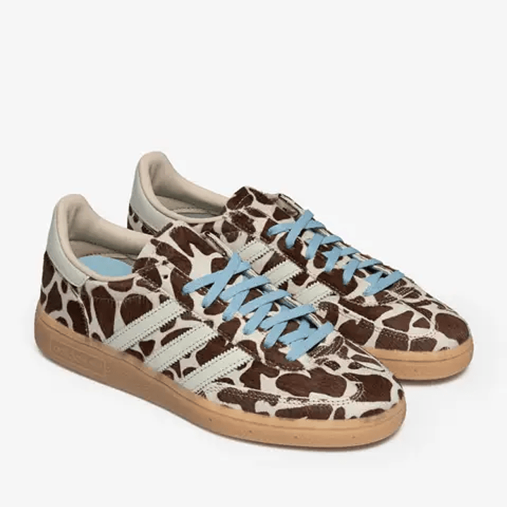 adidas Handball Spezial Cow Print Crystal Linen (Women's) 5