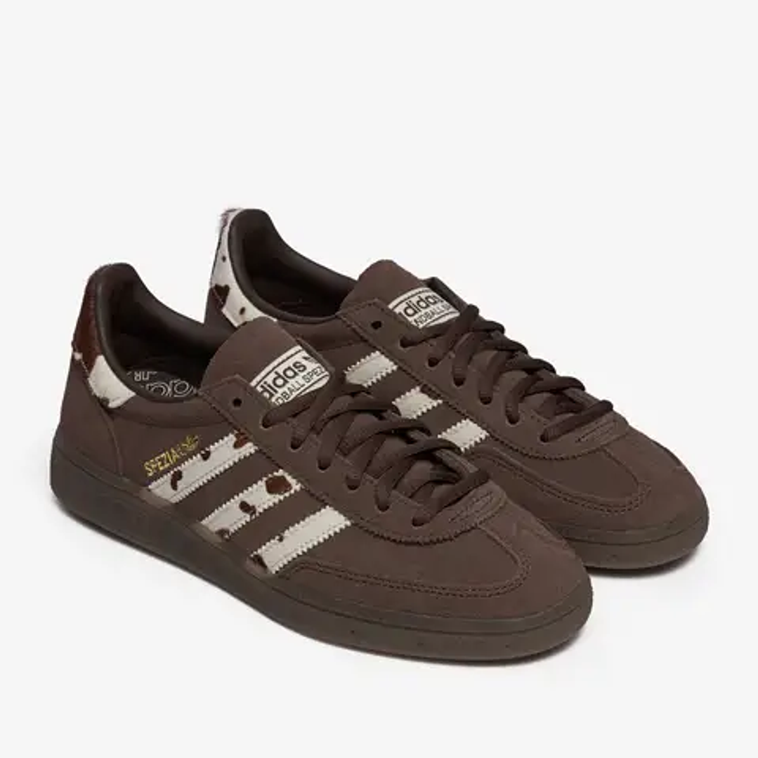 adidas Handball Spezial Brown Cow Stripes (Women's) 4