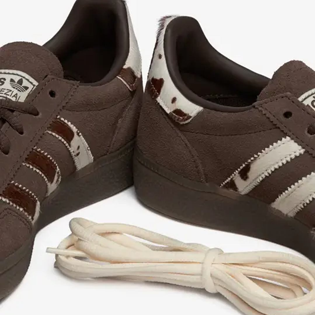 adidas Handball Spezial Brown Cow Stripes (Women's) 5