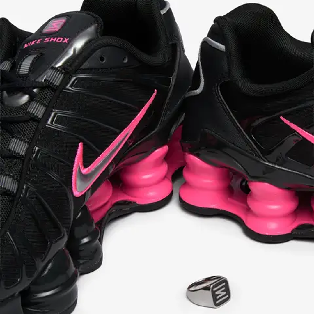 Nike Shox TL Off Noir Hyper Pink Silver (Women's) 6