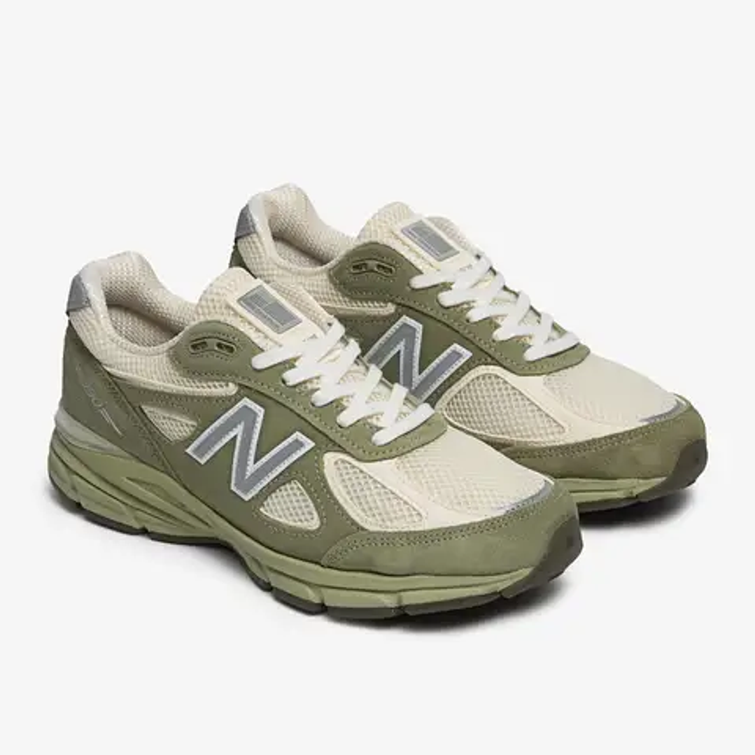 New Balance 990v4 MiUSA Olive Leaf 4