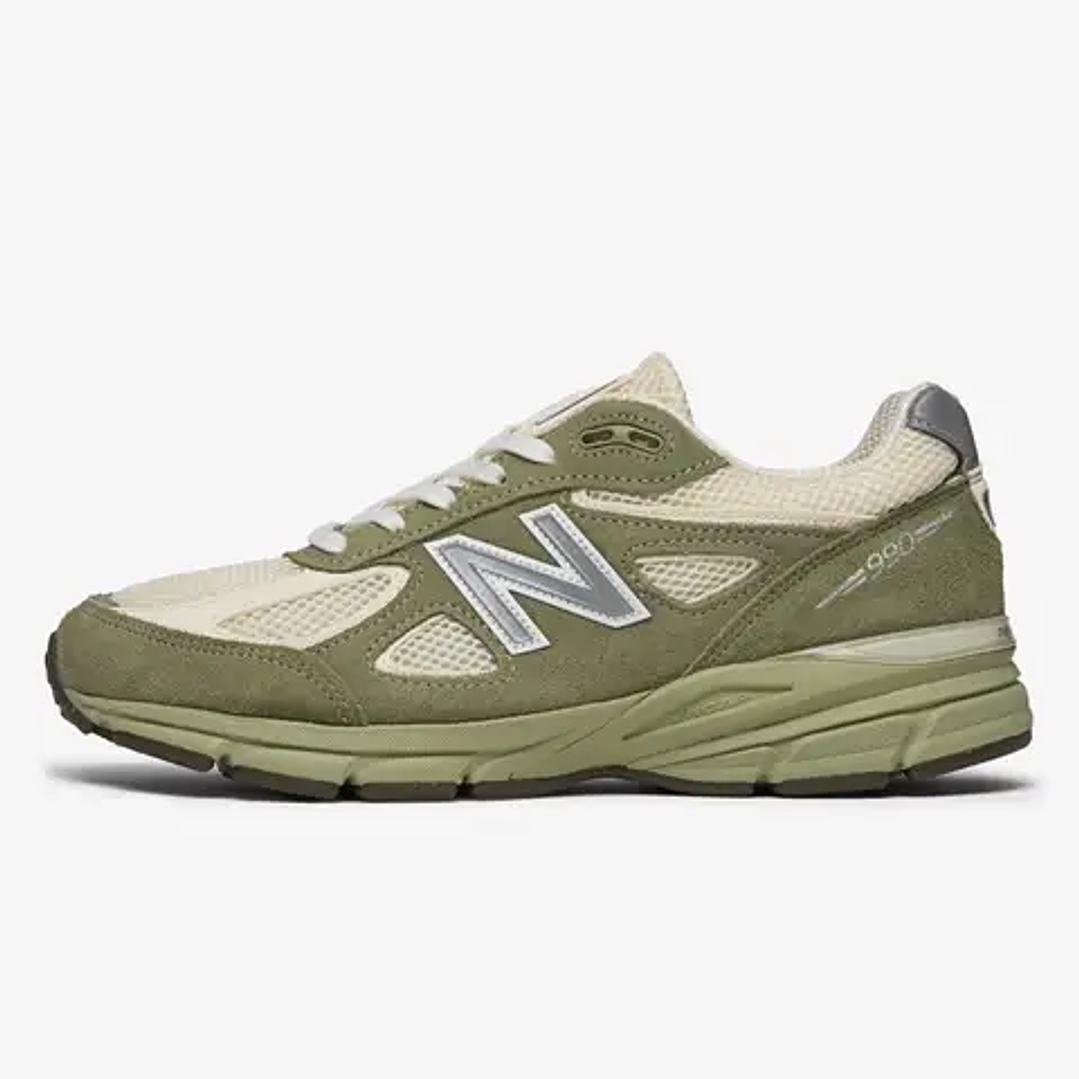 New Balance 990v4 MiUSA Olive Leaf 1