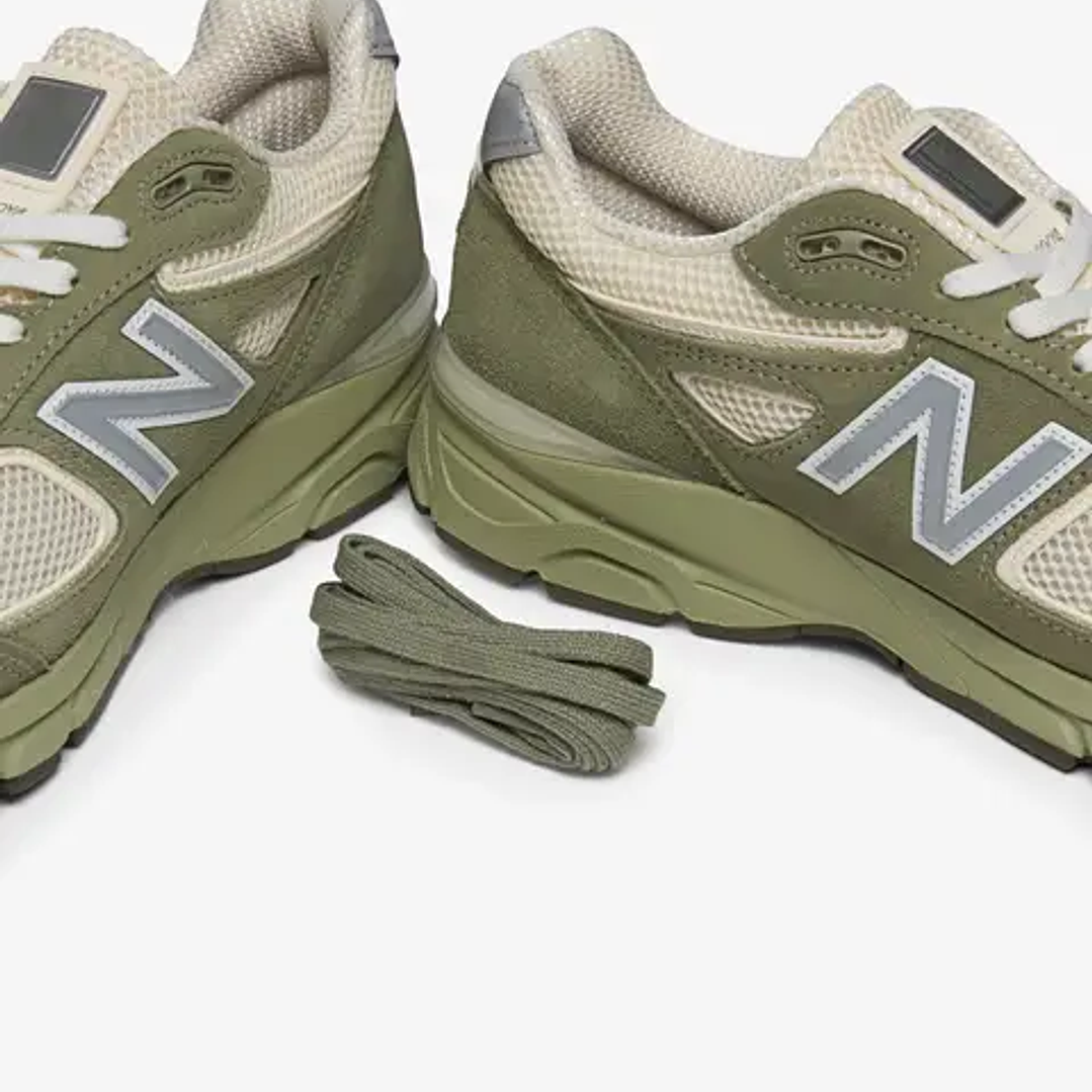 New Balance 990v4 MiUSA Olive Leaf 5