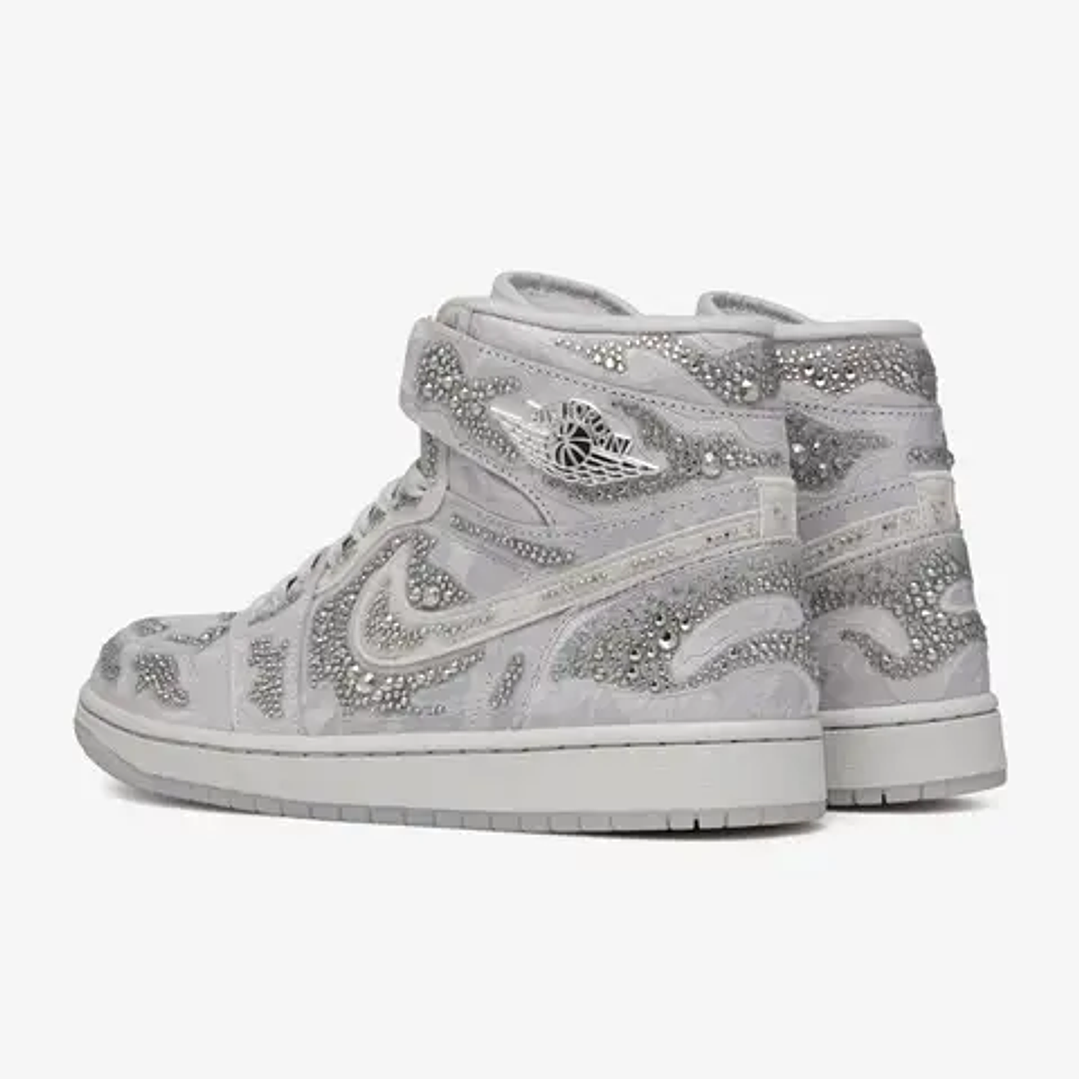Jordan 1 Retro High OG Swarovski Vast Grey (Women's) 3