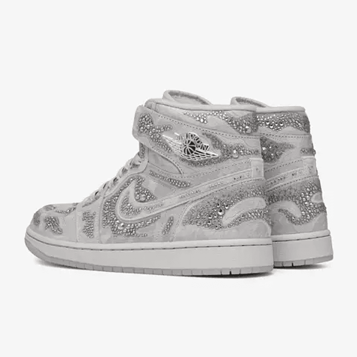 Jordan 1 Retro High OG Swarovski Vast Grey (Women's) 3