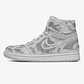 Jordan 1 Retro High OG Swarovski Vast Grey (Women's) - Thumbnail 1