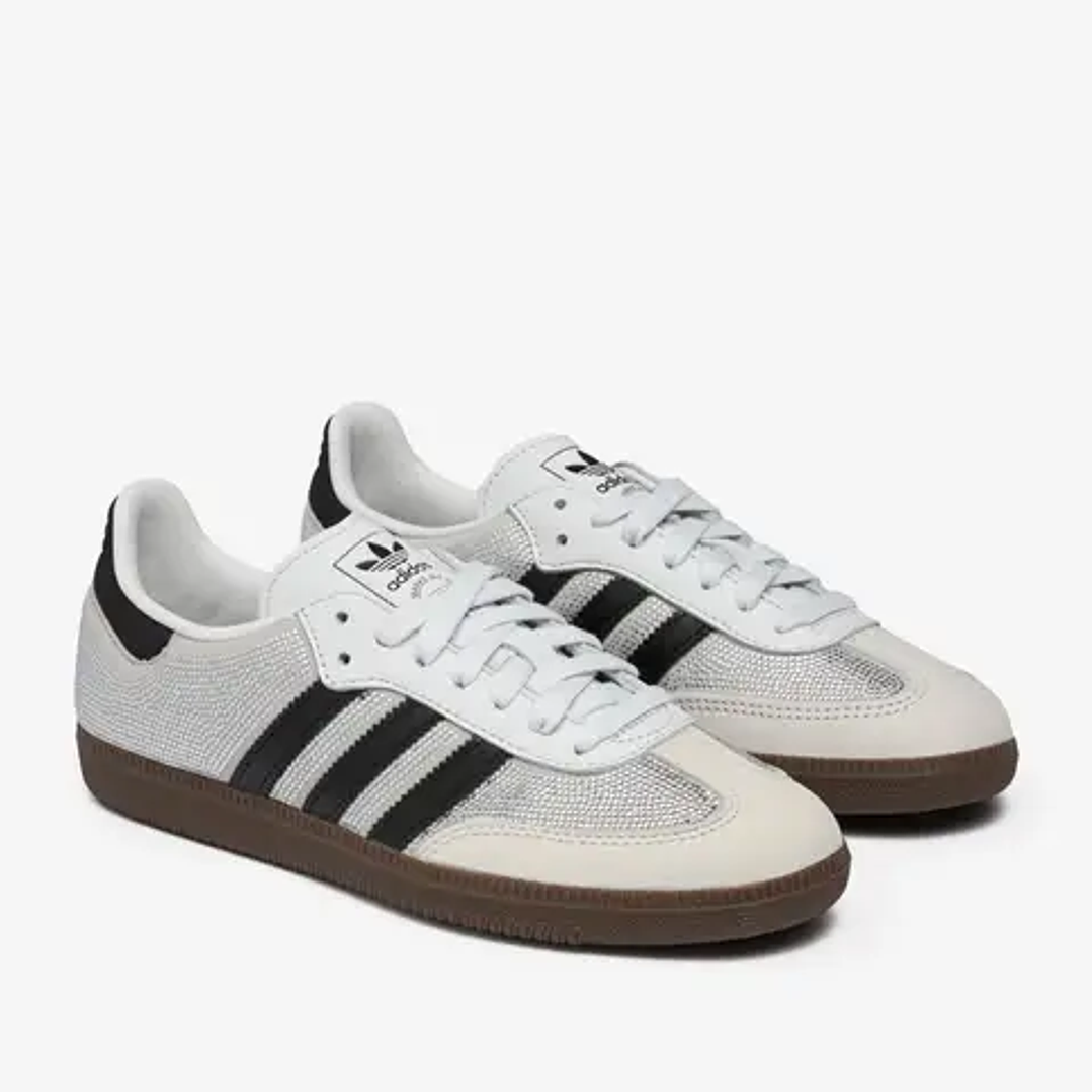 adidas Samba OG Rhinestone Crystal White Silver (Women's) 3