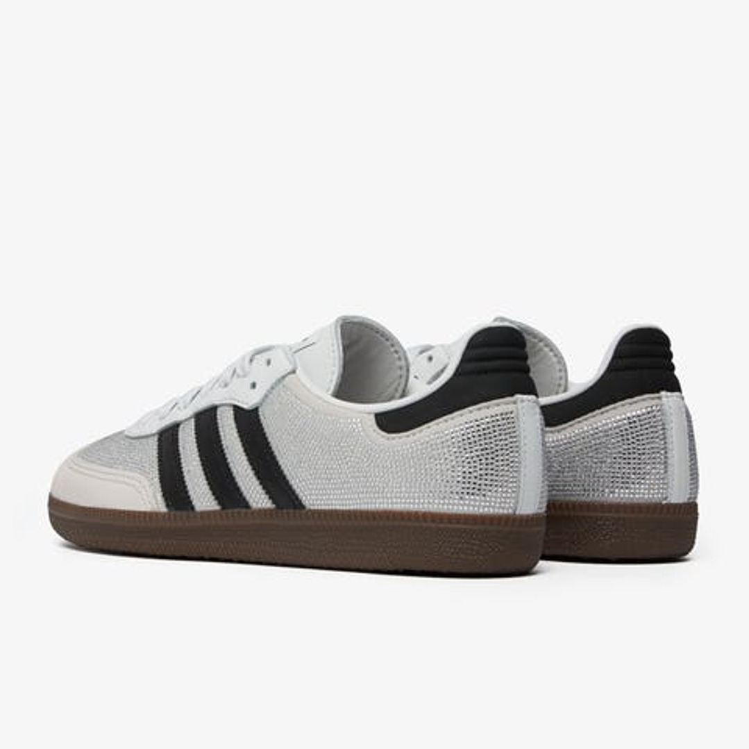 adidas Samba OG Rhinestone Crystal White Silver (Women's) 4