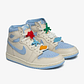 Jordan 1 Retro High OG Pale Ivory Psychic Blue (Women's) - Thumbnail 3